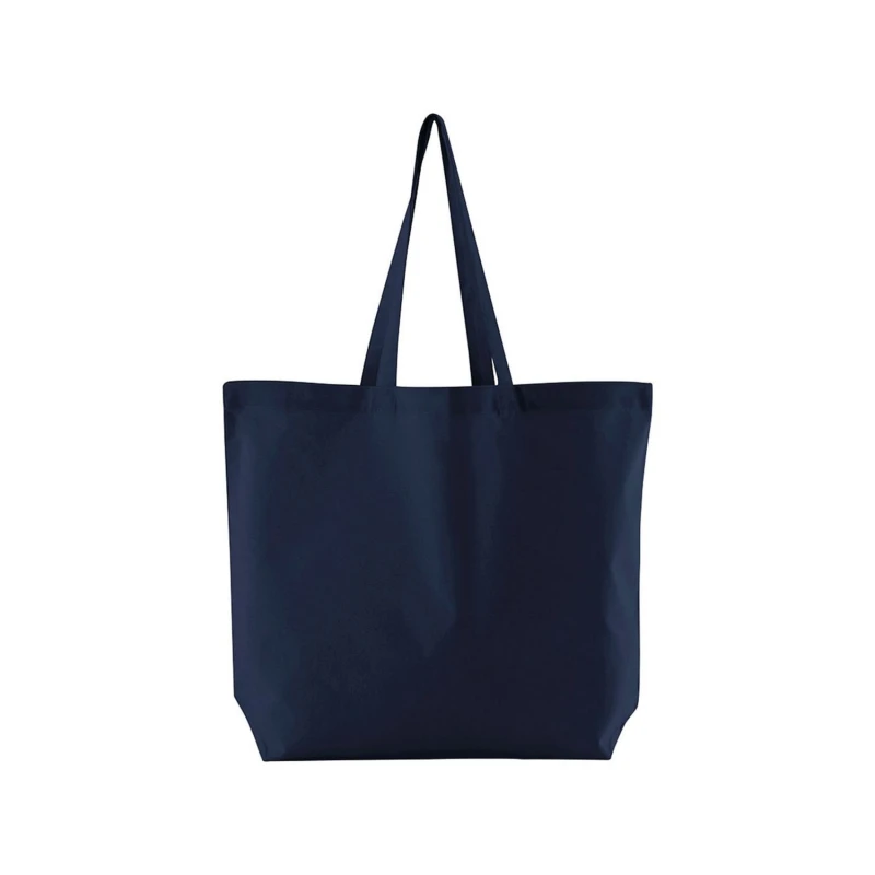 Image of Westford Mill Womens Bag For Life Maxi Cotton Tote Bag in Navy Navy Female One Size