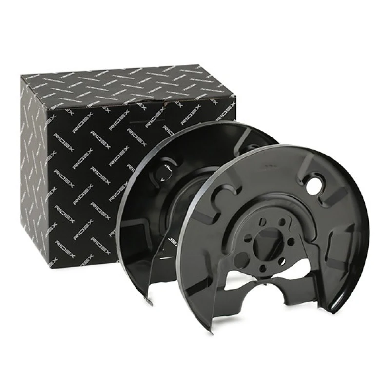 Image of RIDEX 1330S0264 Brake Disc Back Plate Rear Axle Right Sheet Steel Splash Panel,brake disc (1330)