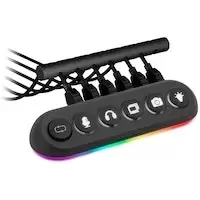 Image of Streamplify HUB DECK 5 RGB USB Hub 5-port USB Hub with Power Charging