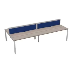 CB 4 Person Bench 1200 X 800 Cable Port Grey Oak-White