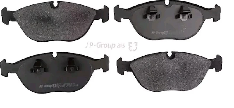 Image of JP GROUP 1163607410 Brake pad set JP prepared for wear warning indicator Brake Pad Set,disc brake (402)