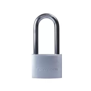 image of Aluminium Padlock Long Shackle 40mm