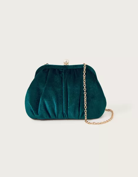 Image of Velvet Pearl Pouch Bag