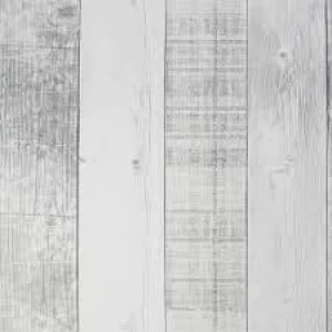 image of Fresco Country Plank Grey Wallpaper