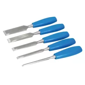 Image of Silverline Wood Chisel Set 5pce Sizes 6, 13, 19, 25 and 32mm CB19