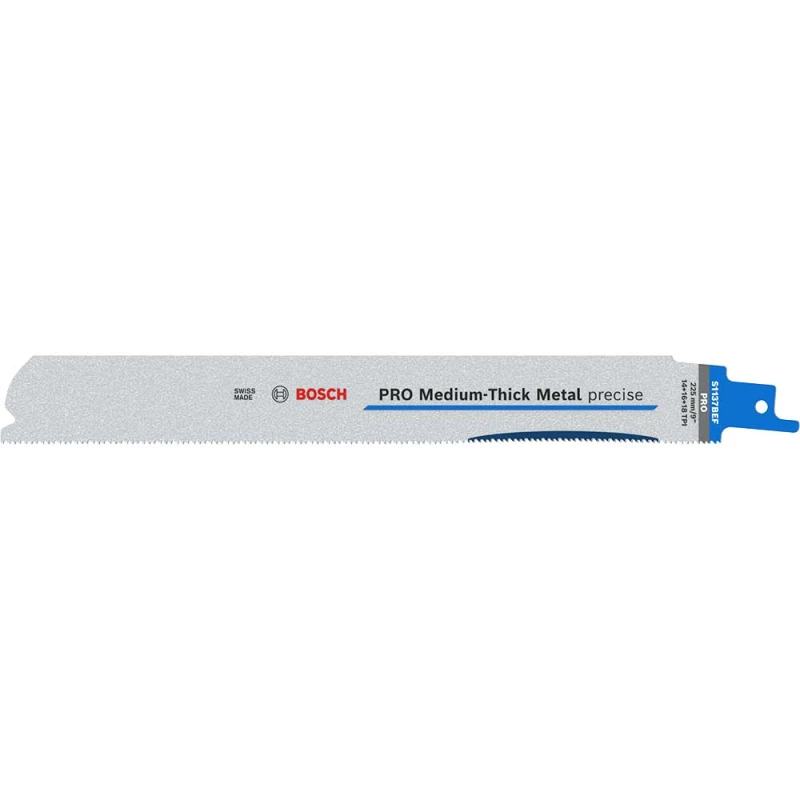 Image of Bosch PRO S1137BEF Medium Thick Metal Reciprocating Saw Blades 2608658993 Qty: Pack of 2