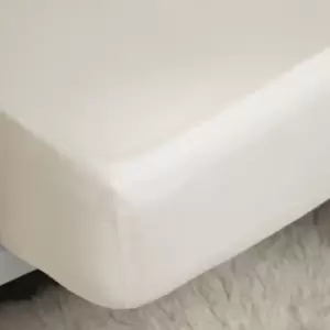 Image of Belladorm Pima Cotton 450 Thread Count Extra Deep Fitted Sheet (6ft 6in) (Ivory)