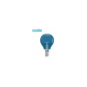 Image of 4W Blue LED Golf Ball Modern Coloured Light Bulb E14