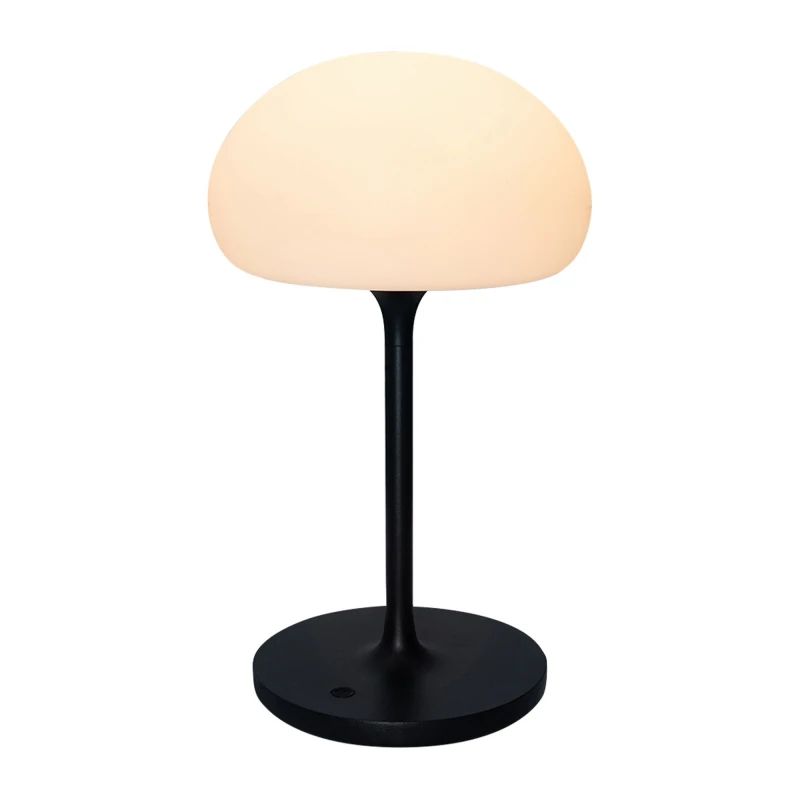 Image of Nordlux Sponge Outdoor Table Battery Light Black Plastic Intergrated LED 3-Level Dimming, IP44 Black Unisex