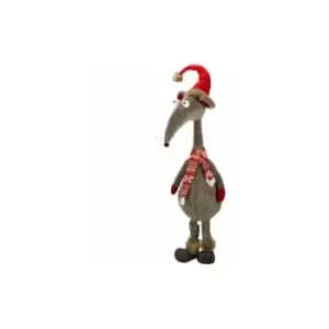 Image of Three Kings - Large Christmas Alpha Rat Soft Plush Weighted Cartoon Style Rat Toy Decoration