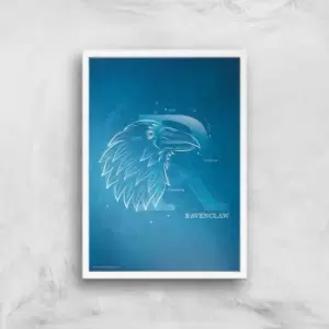 Image of Harry Potter Ravenclaw Giclee Art Print - A2 - White Frame