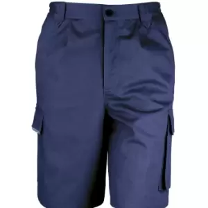 Image of Result Unisex Work-Guard Action Shorts / Workwear (4XL) (Navy Blue)
