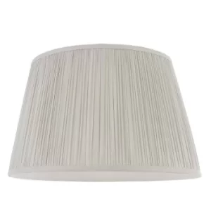 image of Freya 1 Light Shade Light Silver Silk, E27