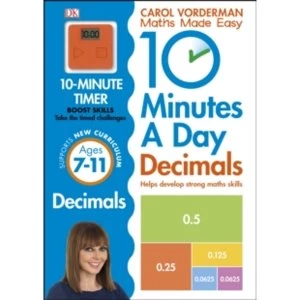 Image of 10 Minutes a Day Decimals by Carol Vorderman (Paperback, 2015)