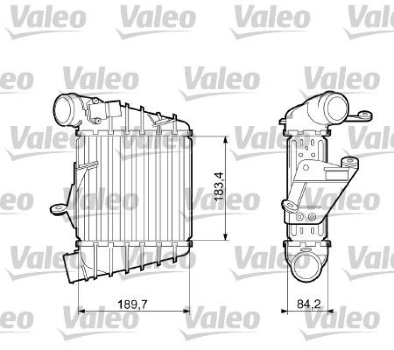 Image of Intercooler VALEO 817556