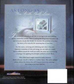 Image of Love for a Lifetime by Dr. James Dobson Hardback