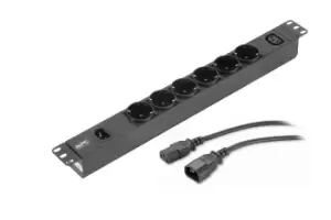Image of APC EPDU1010B-SCH power distribution unit (PDU) 7 AC outlet(s) 1U...