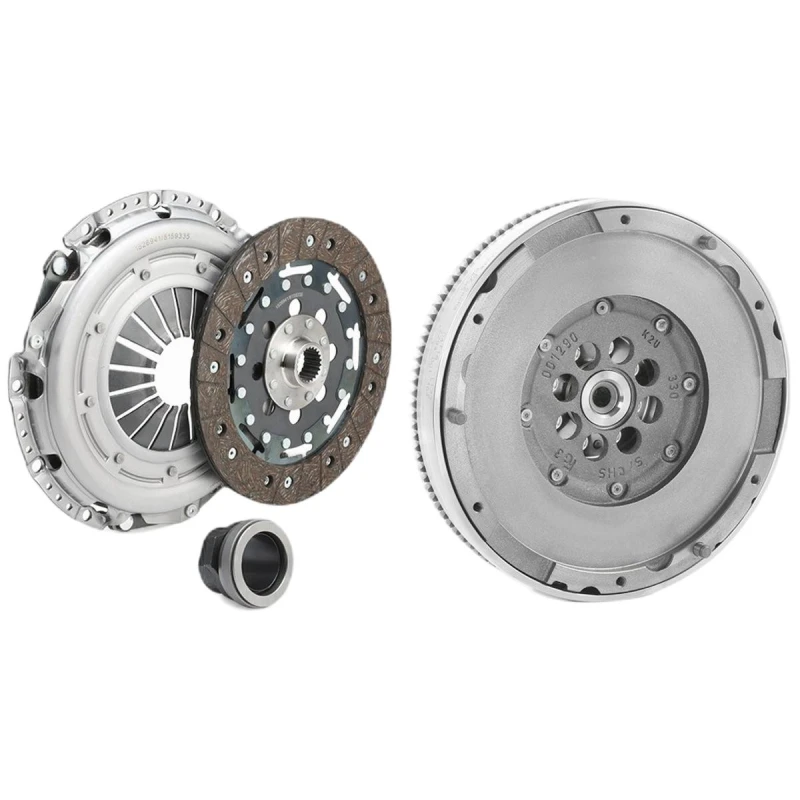Image of RIDEX 479C4307 Clutch with clutch pressure plate, with screw set, for engines with dual-mass flywheel Clutch Kit (479)