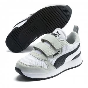 Image of Puma R78 Runner Trainers Child Boys - White/Black