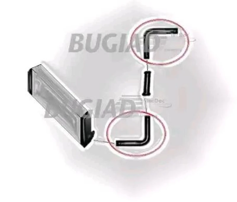 Image of BUGIAD 88792 Turbocharger Hose Charger Intake Hose (3314)
