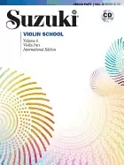 Image of suzuki violin school vol 6 violin part book and cd