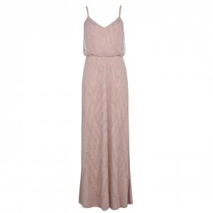 Adrianna Papell Adrianna Papell Beaded Maxi Dress - Blush