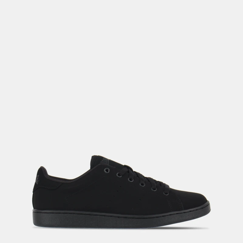 Image of Lonsdale Leyton Leather Trainers Mens Black Nu male 7 (41)