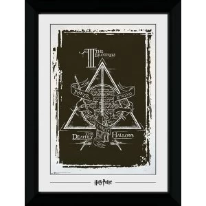 image of Harry Potter Deathly Hallows Graphic Collector Print