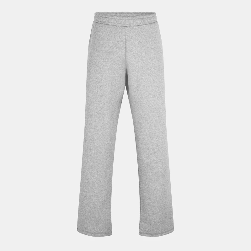 Image of Daily Paper Mens Mono Rib Open Hem Fleece Joggers Grey Melange male Small