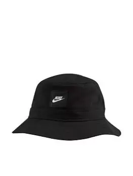 Image of Nike NSW Bucket Hat - Black, Size S, Men