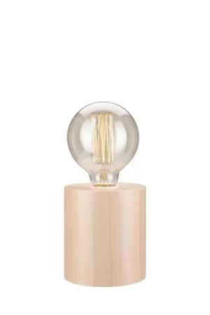 Image of Cylindrical Table Lamp Natural, 1x E27