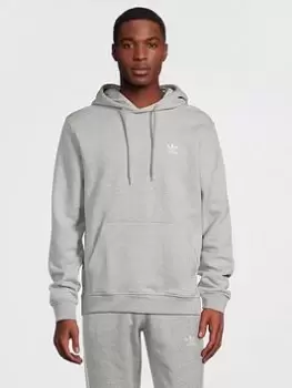 Image of adidas Originals Essential Hoodie, Grey, Size L, Men