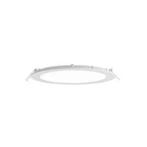 Saxby Siriodisc - Integrated LED Recessed Light Matt White, Frosted Acrylic