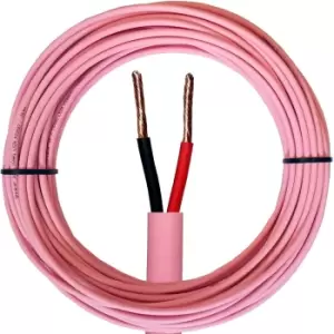 image of 25m Low Smoke Speaker Cable - 16 AWG 1.5mm 6A - CCA LSZH 100V Double Insulated