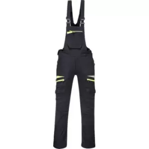 image of Portwest DX4 Work Bib and Brace Black 2XL