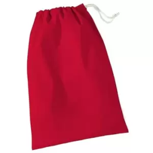 image of Westford Mill Cotton Stuff Bag - 0.25 To 38 Litres (L) (Classic Red)