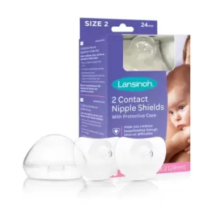 image of Lansinoh Contact Nipple Shields 24mm