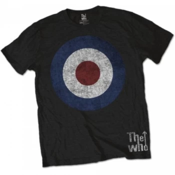 Image of The Who - Target Distressed Mens Large T-Shirt - Black