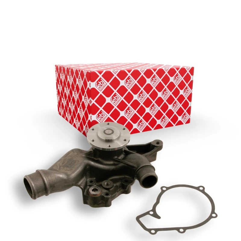 Image of FEBI BILSTEIN 30152 Water pump Grey Cast Iron, with gasket/seal Grey Cast Iron Water Pump (1260)