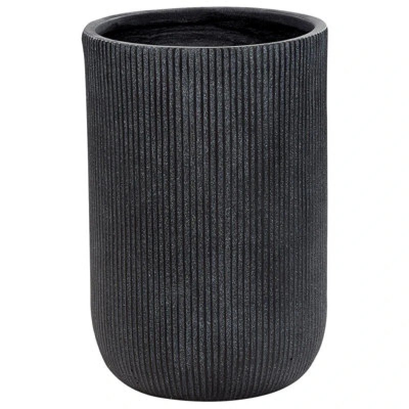 Image of Beliani Plant Pot Eantio 37cm Black