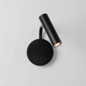 Image of LED 1 Light Indoor Wall Light Matt Black