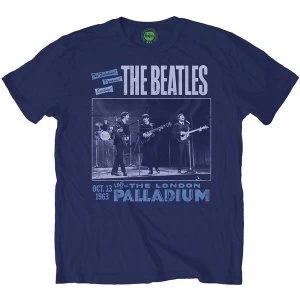 Image of The Beatles - Palladium Unisex Large T-Shirt - Blue