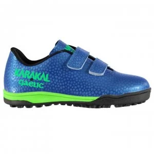 image of Karakal Gaelic Astro Turf Football Boots Child - Royal/Lime/Grn