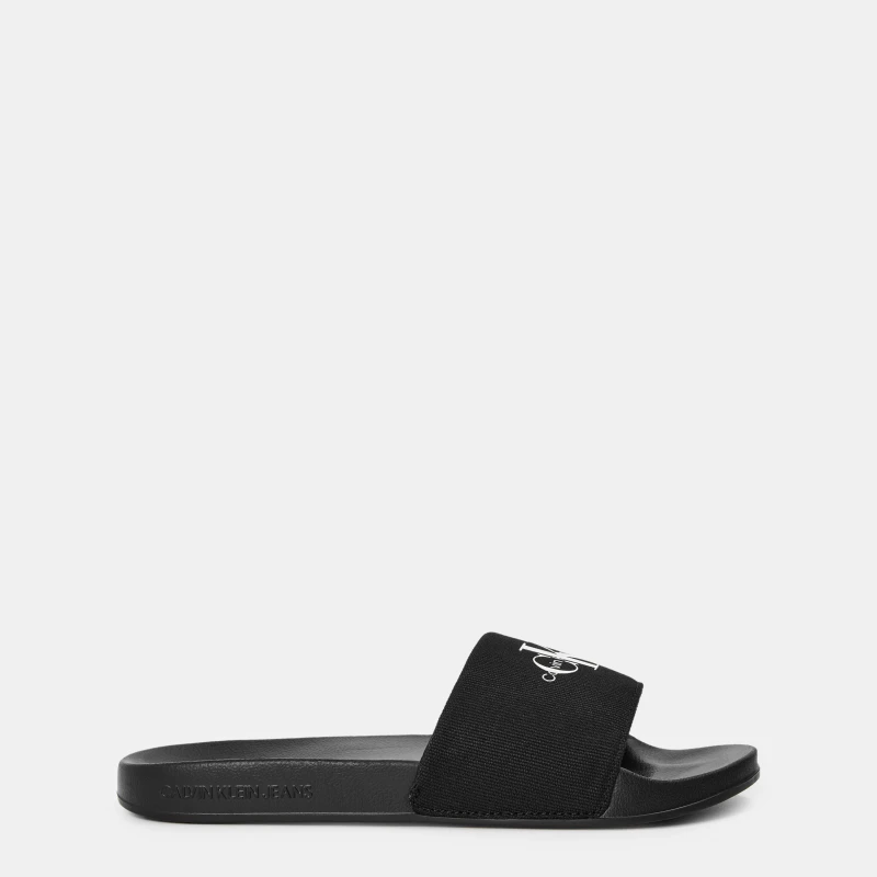 Image of Calvin Klein Jeans Sliders - Black 3.5