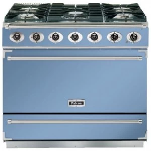 Image of Falcon F900SDFCANG 87430 90cm Single Cavity Dual Fuel Range Cooker - C Blue