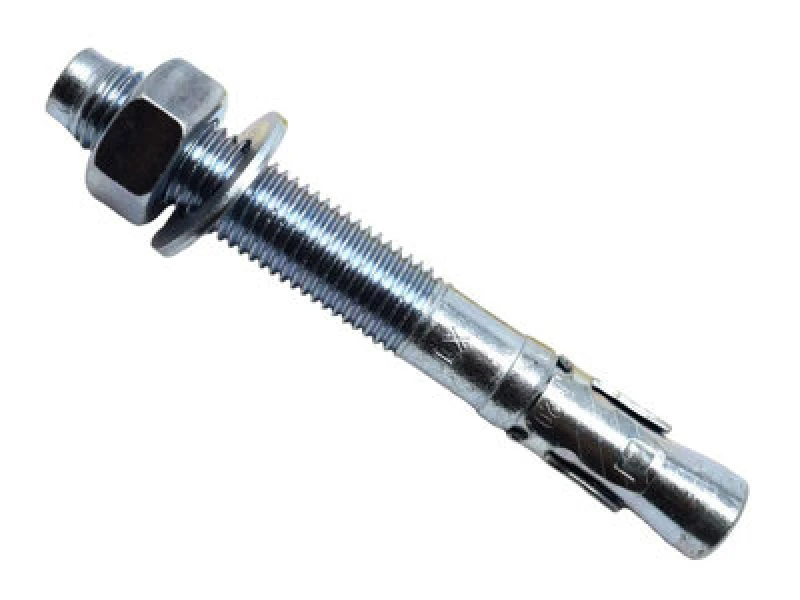 Image of Masonmate 0841Eta640160 Zinc Plated Through Bolt M20 X 160mm 10 Mamtbzm20160