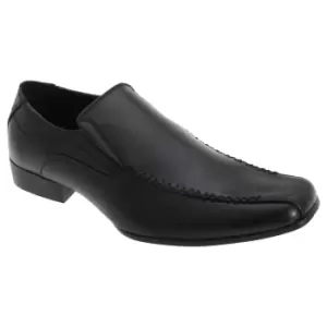 image of US Brass Mens Raven Twin Gusset Shoes (10 UK) (Black)