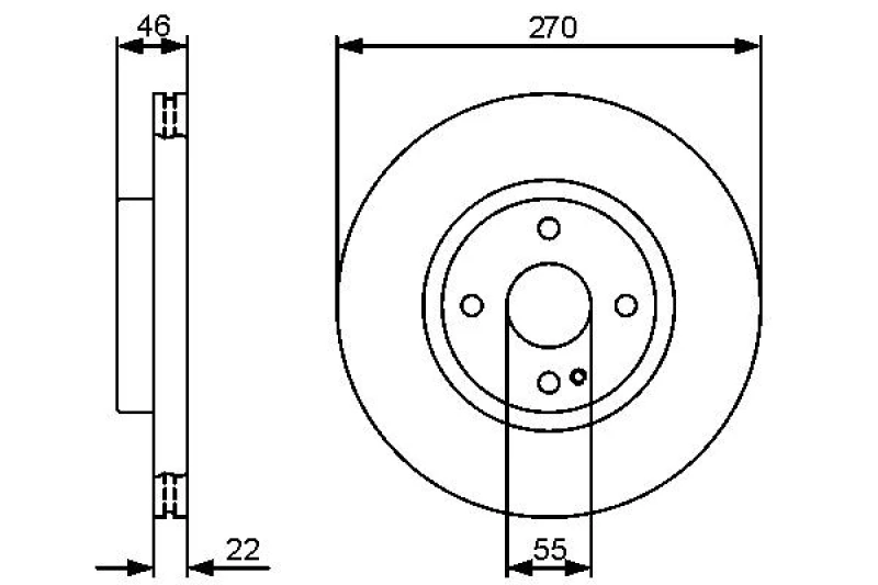 Image of Brake disc Bosch 0 986 479 472