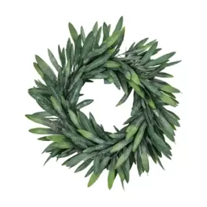 Gallery Interiors Eucalyptus Wreath Dusky Green