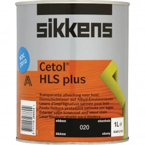 Image of Sikkens Cetol HLS Plus Translucent Woodstain Ebony 1l